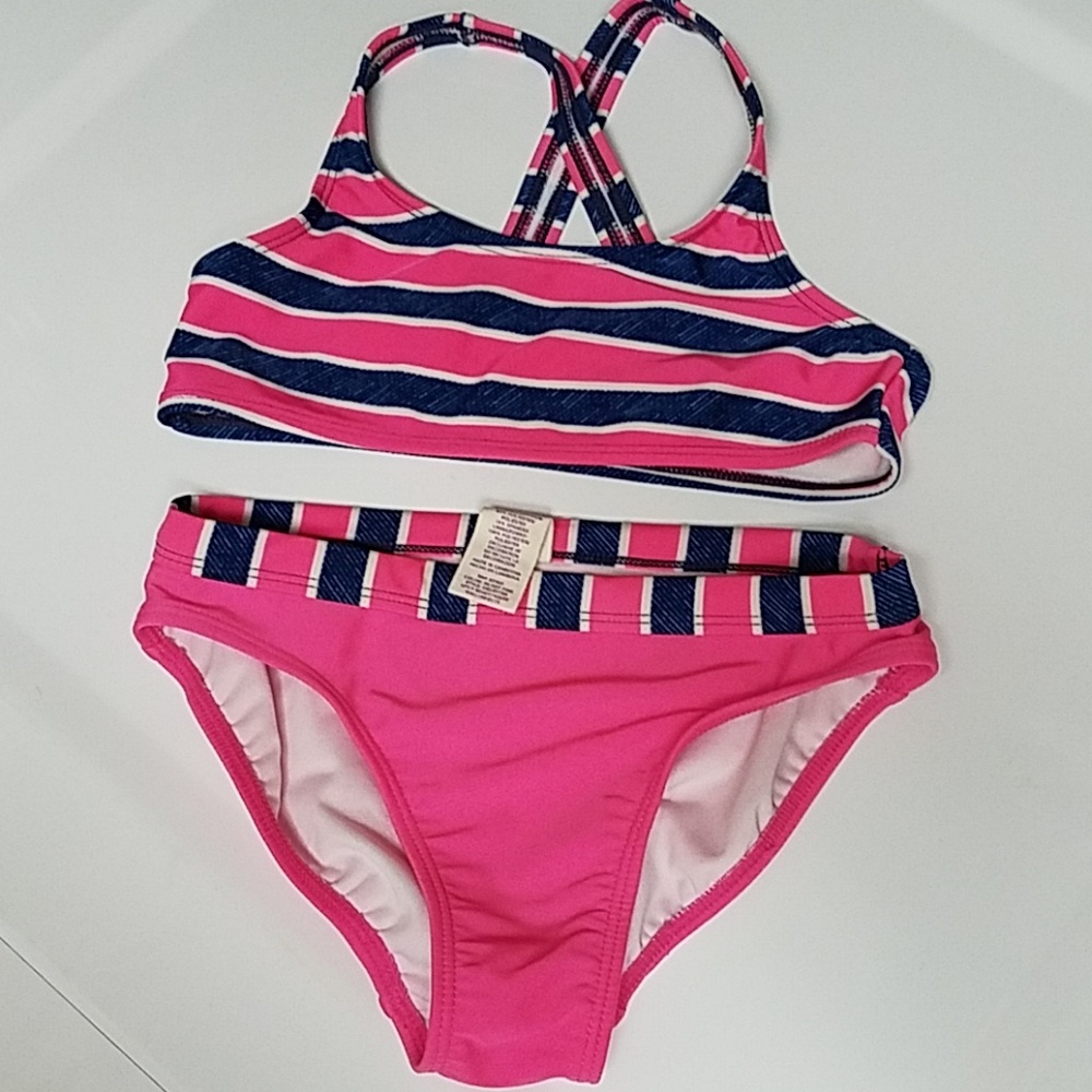 OP Girl's Bikini Swimsuit Sz 7-8